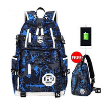 Load image into Gallery viewer, High School Student backpack Men