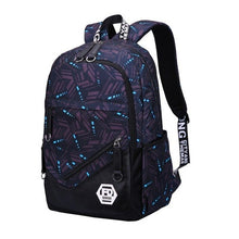 Load image into Gallery viewer, New Blue camouflage backpack