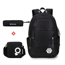 Load image into Gallery viewer, Black shockproof Laptop Backpacks