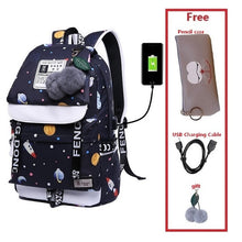 Load image into Gallery viewer, Women's nylon backpack