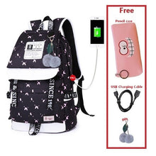 Load image into Gallery viewer, Women's nylon backpack