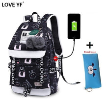 Load image into Gallery viewer, Fashion girl school bag