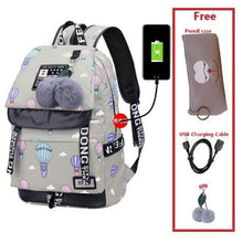 Load image into Gallery viewer, Fashion girl school bag