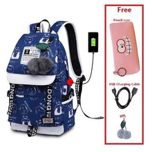 Load image into Gallery viewer, Fashion girl school bag