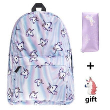 Load image into Gallery viewer, Unicorn pattern school bag