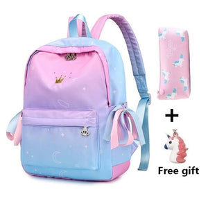 Girl backpacks