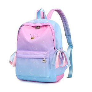 Girl backpacks
