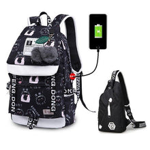 Load image into Gallery viewer, New girl laptop backpack