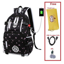 Load image into Gallery viewer, USB Charger Backpack Women