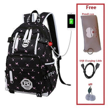 Load image into Gallery viewer, USB Charger Backpack Women