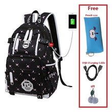 Load image into Gallery viewer, USB Charger Backpack Women