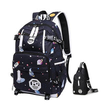 Load image into Gallery viewer, USB Charger Backpack Women