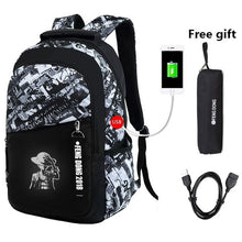 Load image into Gallery viewer, Boys black Luminous backpack