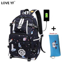 Load image into Gallery viewer, Female student backpack