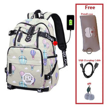 Load image into Gallery viewer, Female student backpack